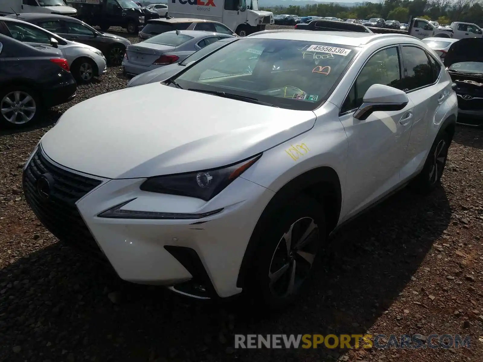 2 Photograph of a damaged car JTJBARBZ0K2207868 LEXUS NX 300 BAS 2019