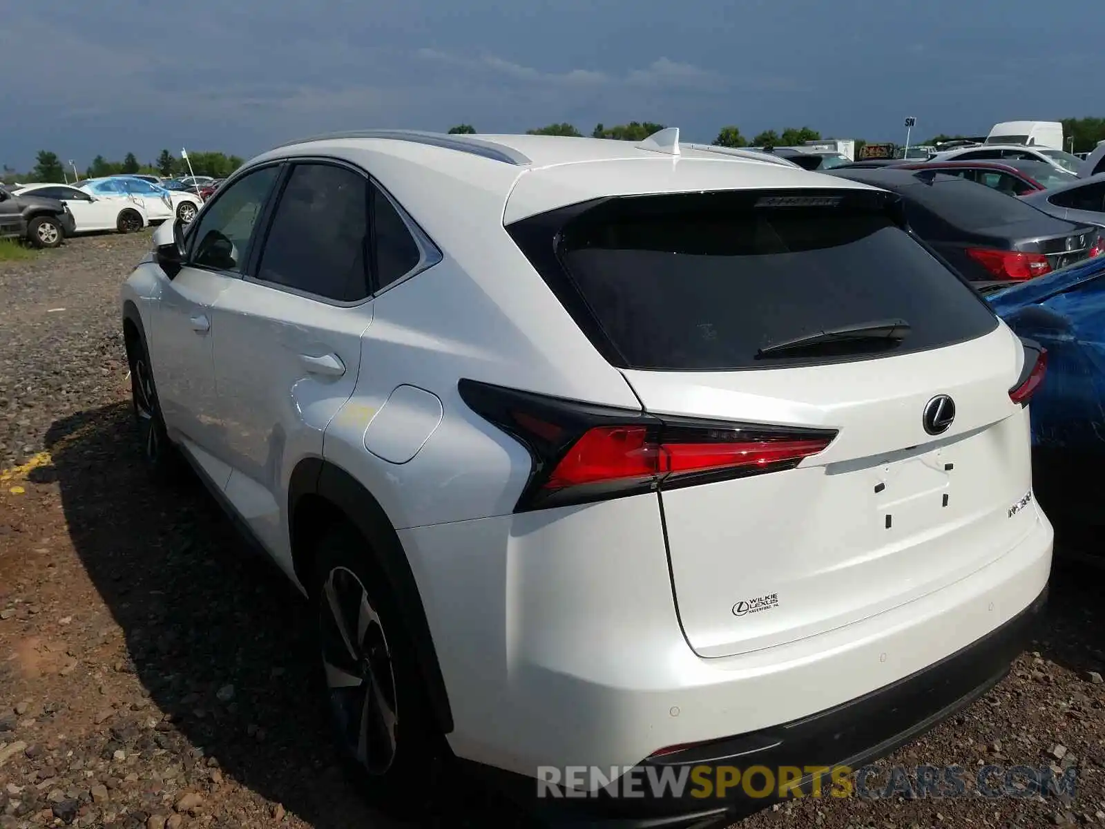 3 Фотография поврежденного автомобиля JTJBARBZ0K2207868 LEXUS NX 300 BAS 2019