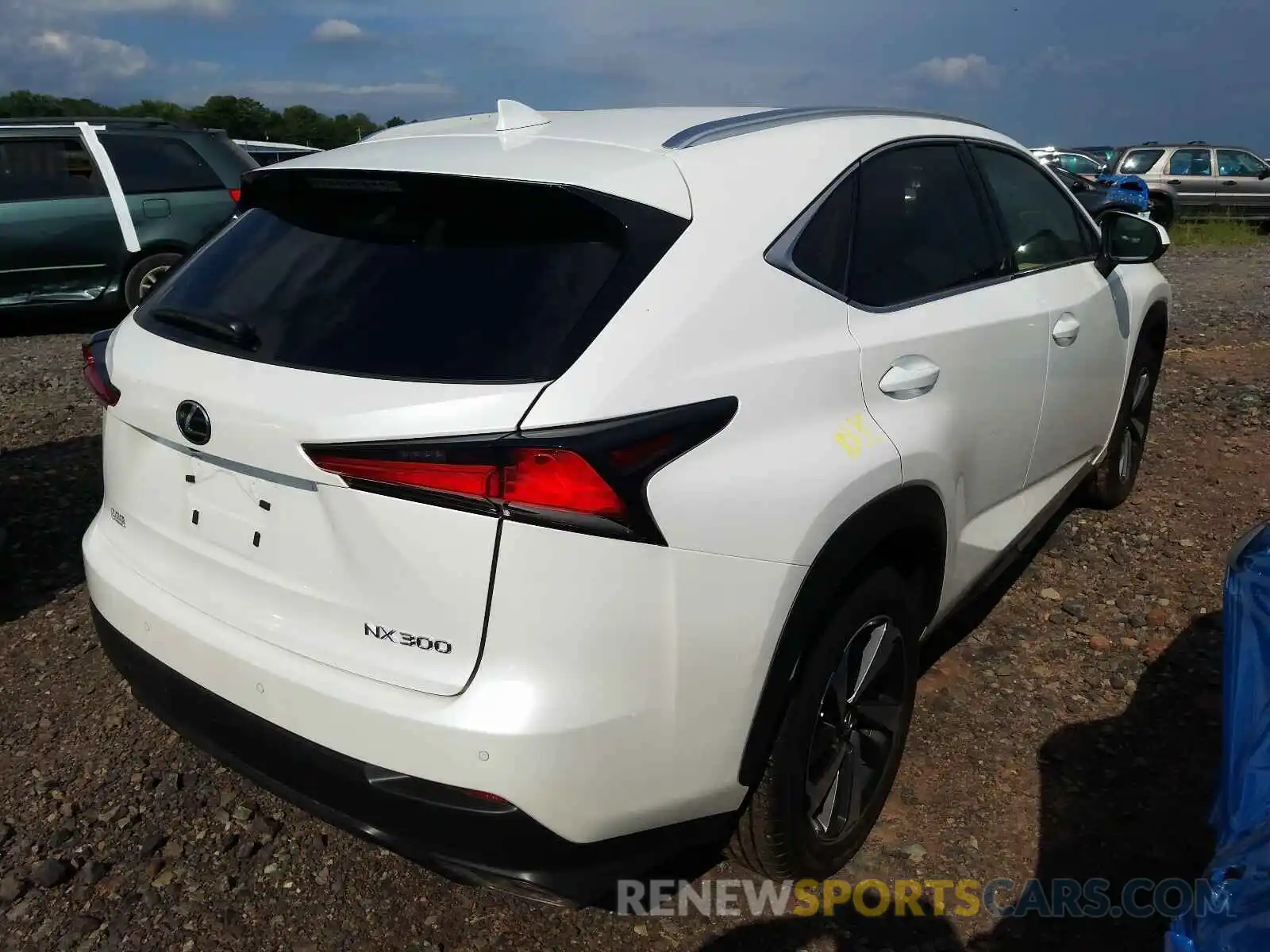 4 Фотография поврежденного автомобиля JTJBARBZ0K2207868 LEXUS NX 300 BAS 2019