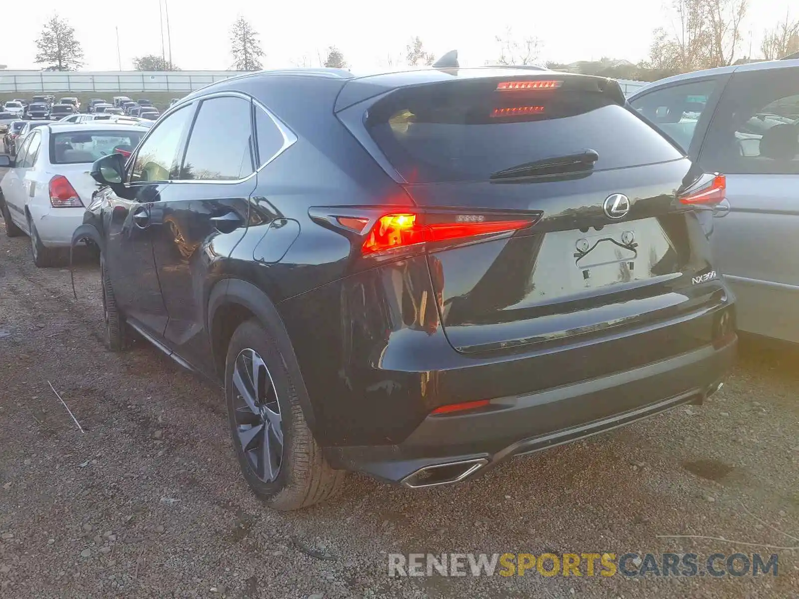 3 Фотография поврежденного автомобиля JTJBARBZ0K2210897 LEXUS NX 300 BAS 2019