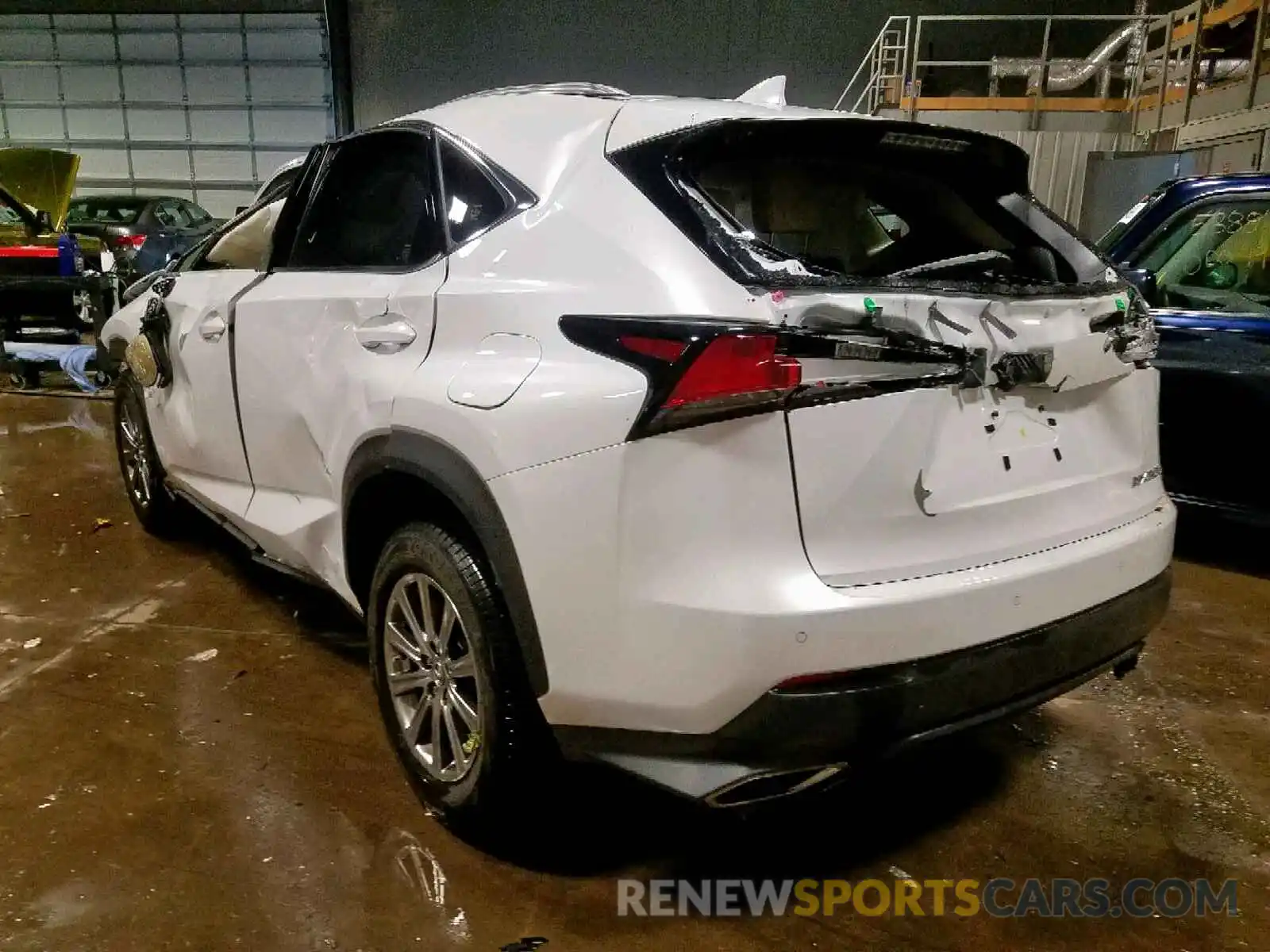 3 Фотография поврежденного автомобиля JTJBARBZ1K2207586 LEXUS NX 300 BAS 2019