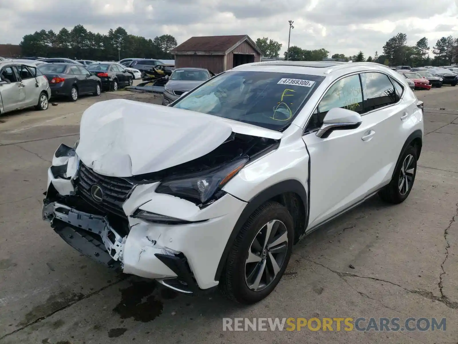 2 Photograph of a damaged car JTJBARBZ2K2189096 LEXUS NX 300 BAS 2019