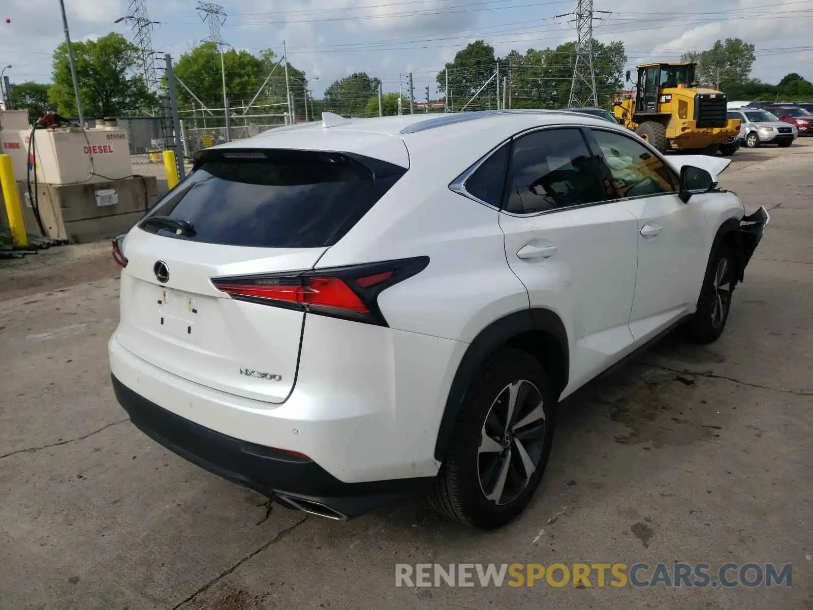 4 Фотография поврежденного автомобиля JTJBARBZ2K2189096 LEXUS NX 300 BAS 2019