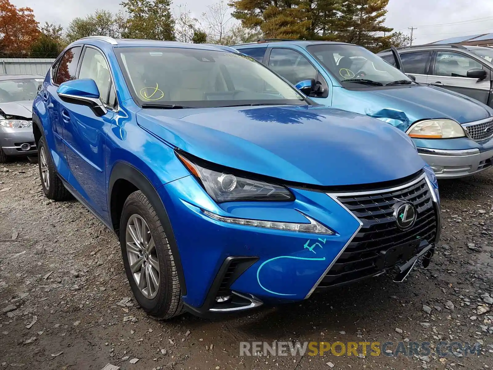 1 Фотография поврежденного автомобиля JTJBARBZ2K2196114 LEXUS NX 300 BAS 2019