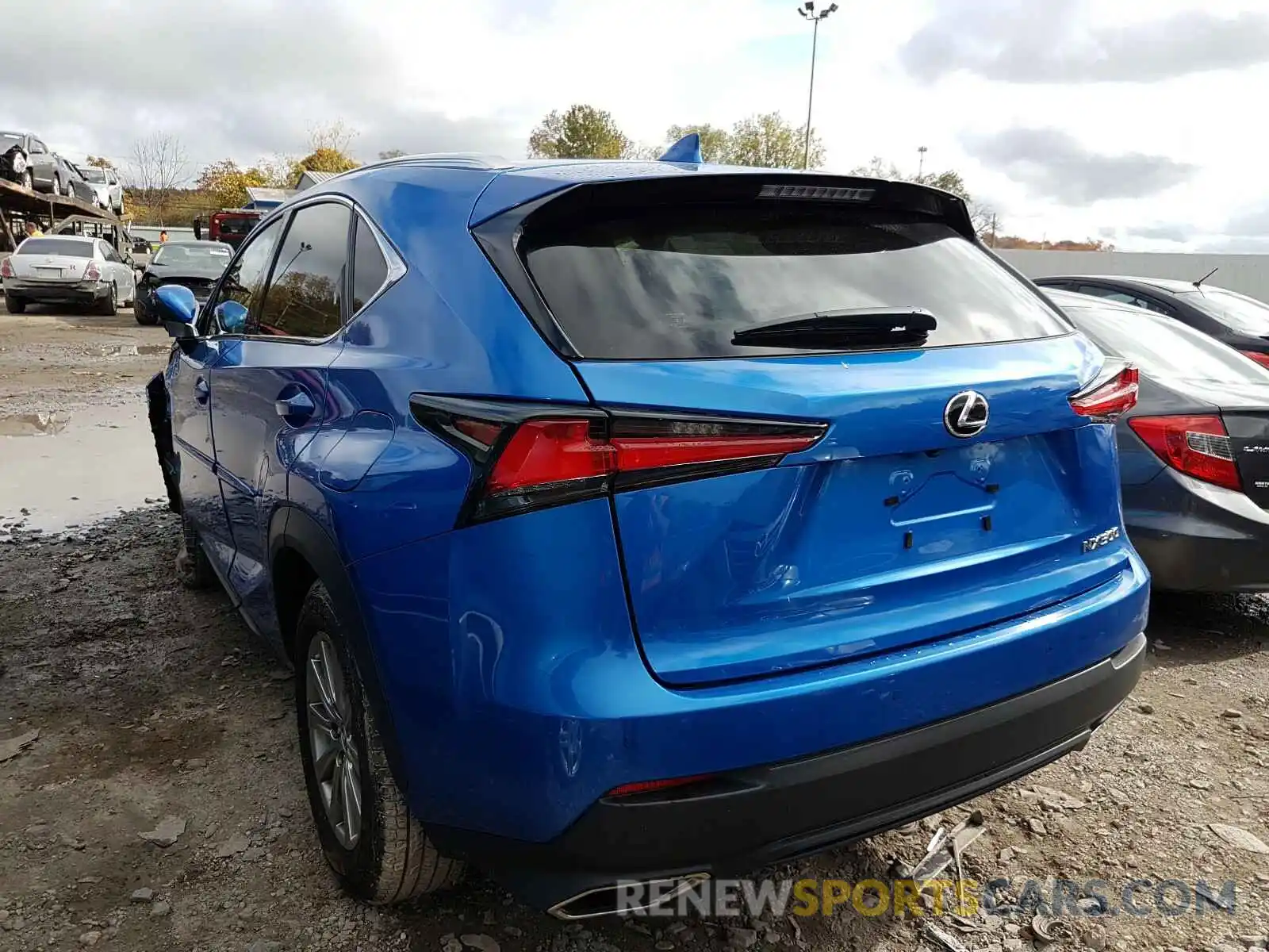 3 Фотография поврежденного автомобиля JTJBARBZ2K2196114 LEXUS NX 300 BAS 2019