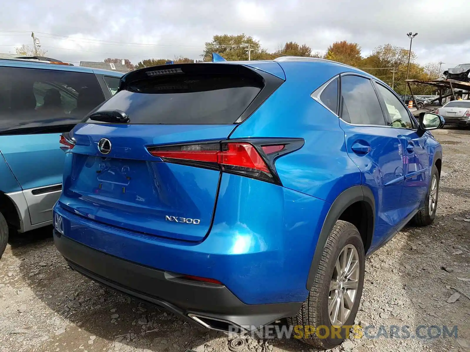 4 Фотография поврежденного автомобиля JTJBARBZ2K2196114 LEXUS NX 300 BAS 2019