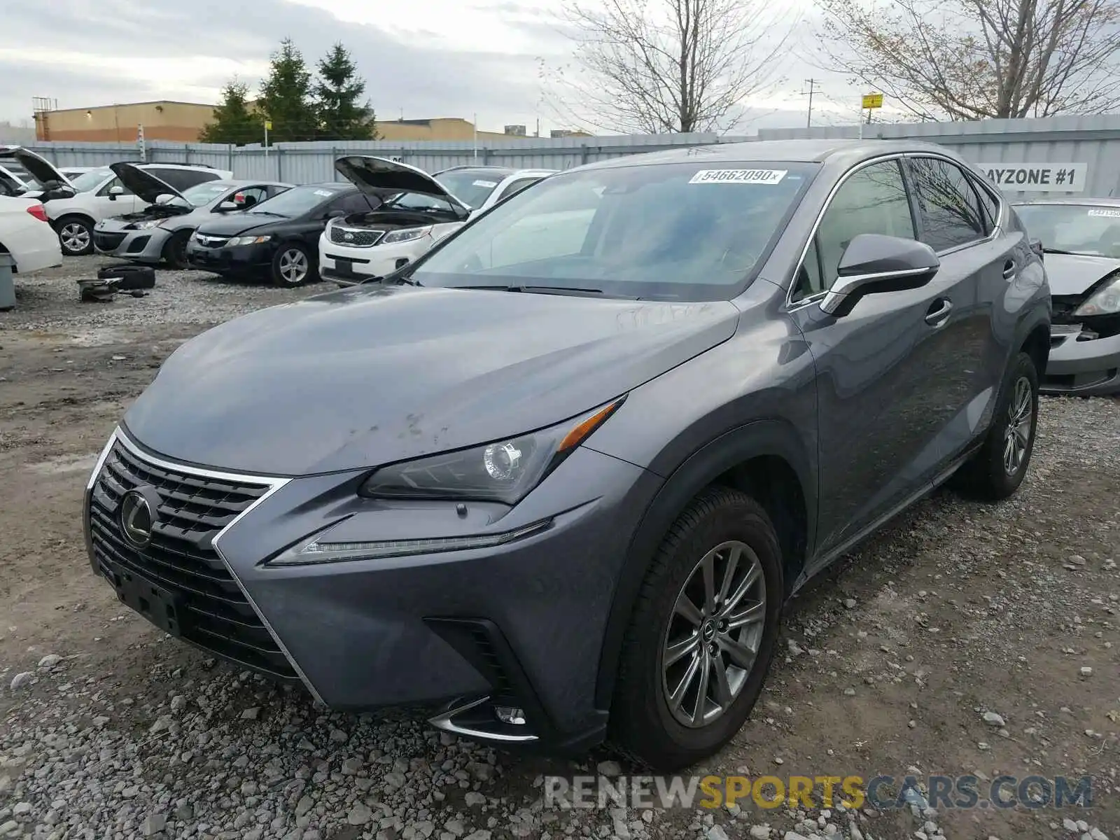 2 Photograph of a damaged car JTJBARBZ2K2207421 LEXUS NX 300 BAS 2019