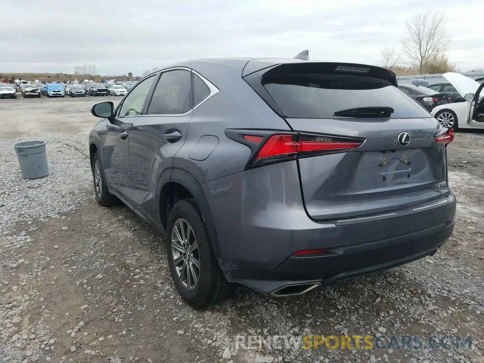 3 Фотография поврежденного автомобиля JTJBARBZ2K2207421 LEXUS NX 300 BAS 2019