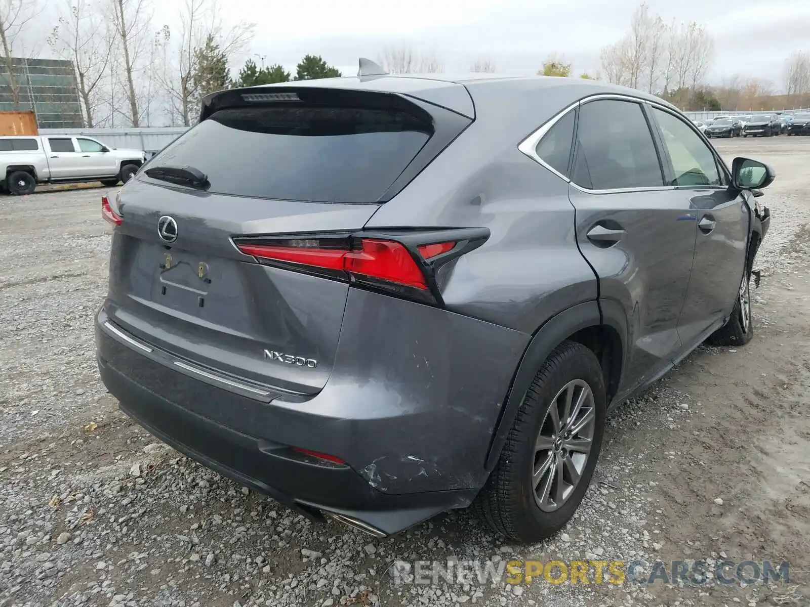 4 Фотография поврежденного автомобиля JTJBARBZ2K2207421 LEXUS NX 300 BAS 2019