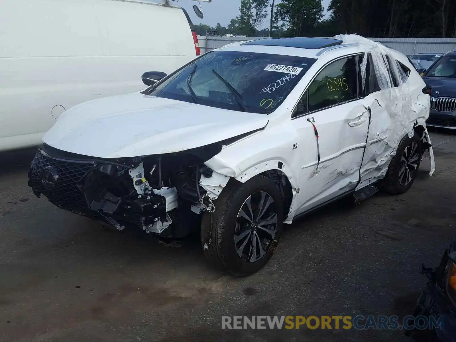 2 Photograph of a damaged car JTJBARBZ2K2211033 LEXUS NX 300 BAS 2019