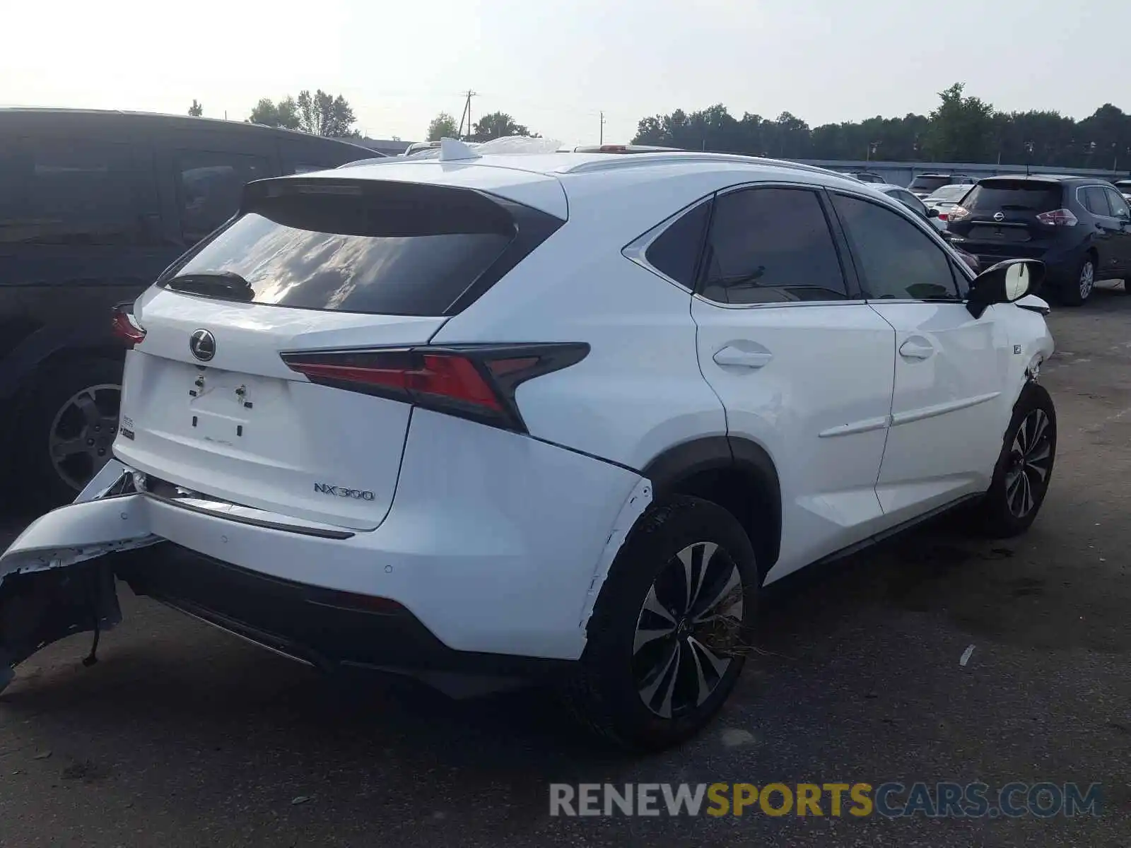 4 Фотография поврежденного автомобиля JTJBARBZ2K2211033 LEXUS NX 300 BAS 2019