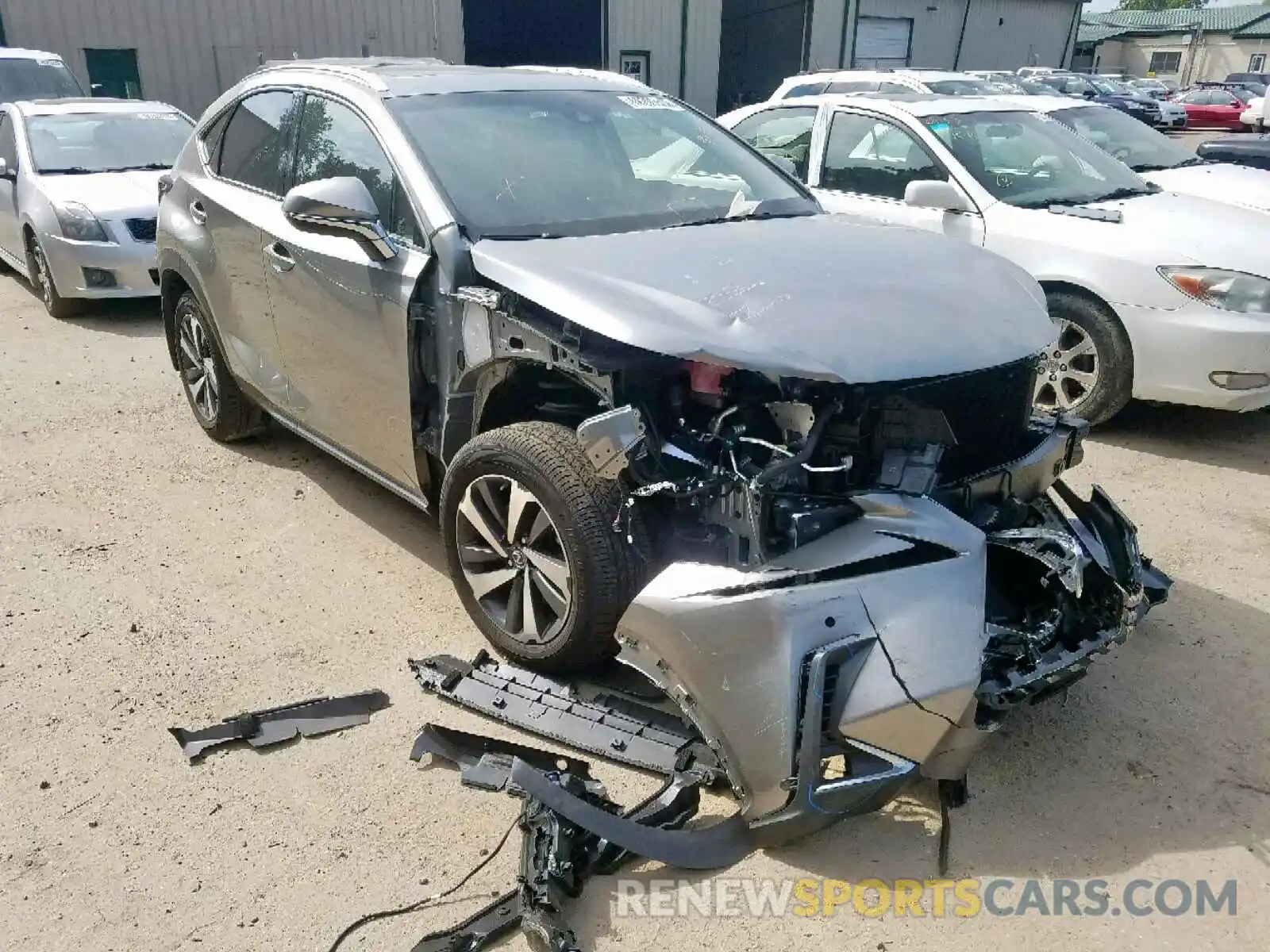 1 Photograph of a damaged car JTJBARBZ3K2181542 LEXUS NX 300 BAS 2019