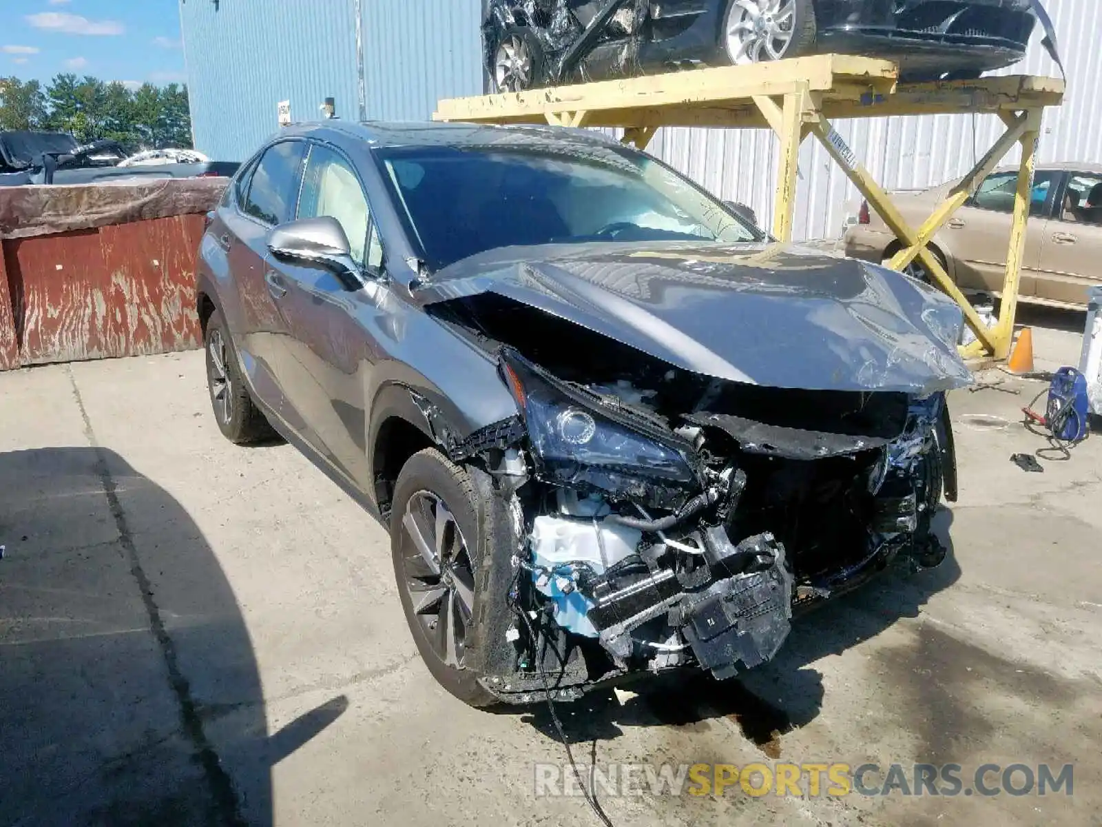 1 Фотография поврежденного автомобиля JTJBARBZ3K2184358 LEXUS NX 300 BAS 2019