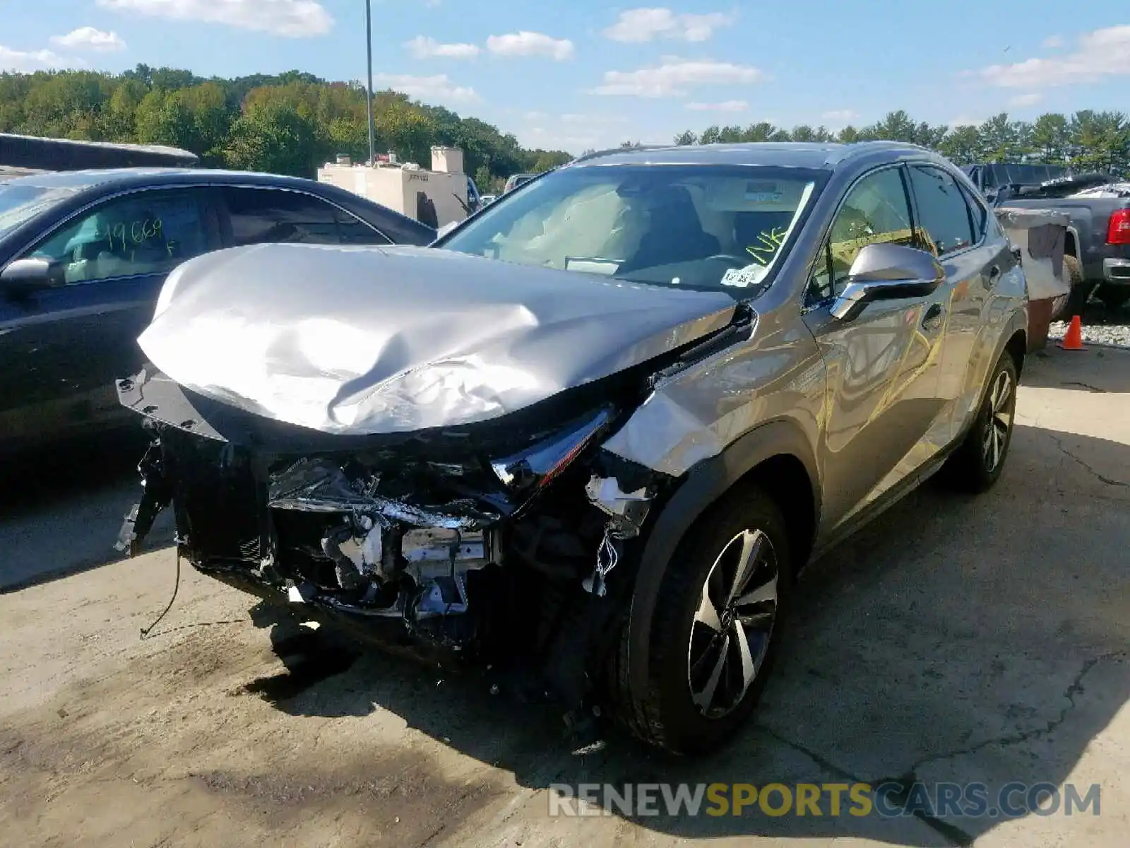 2 Photograph of a damaged car JTJBARBZ3K2184358 LEXUS NX 300 BAS 2019