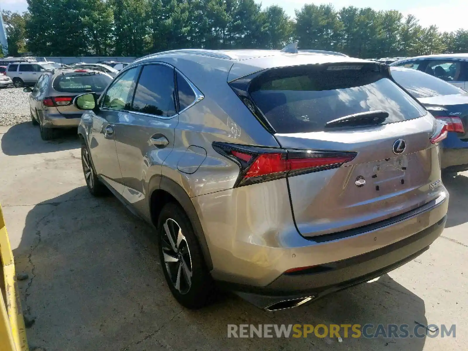 3 Фотография поврежденного автомобиля JTJBARBZ3K2184358 LEXUS NX 300 BAS 2019