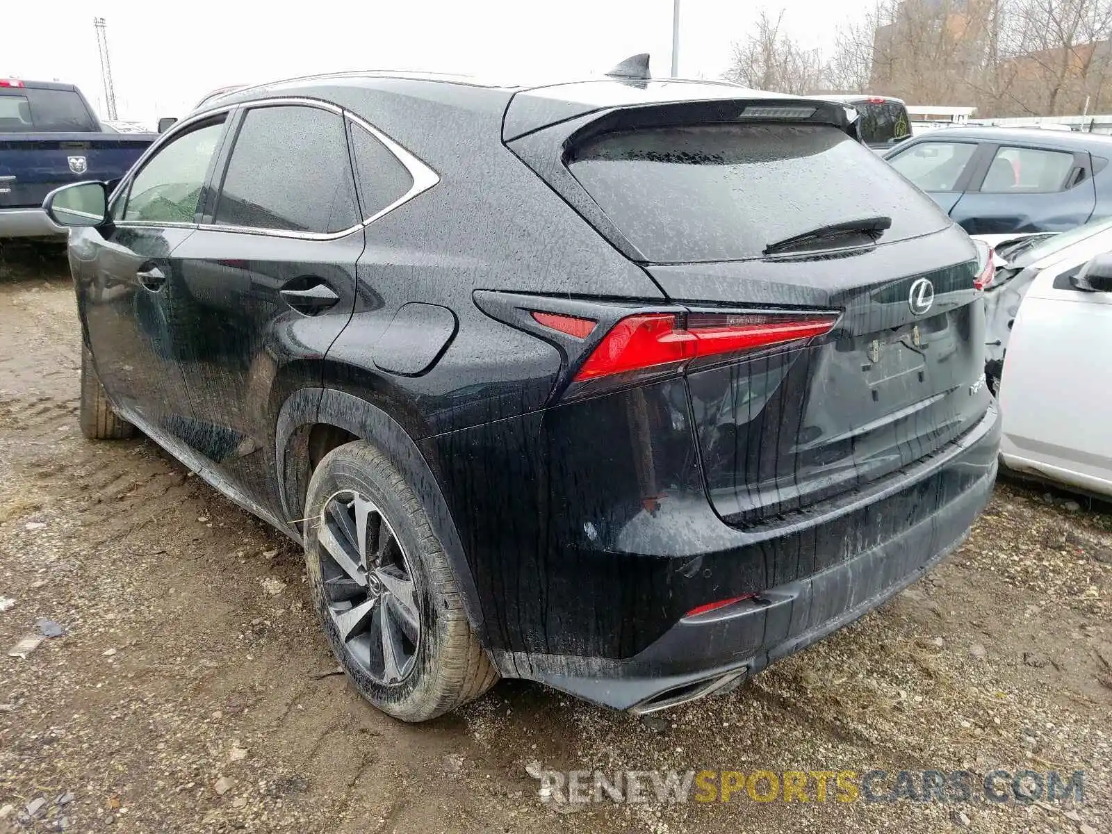 3 Фотография поврежденного автомобиля JTJBARBZ3K2202471 LEXUS NX 300 BAS 2019