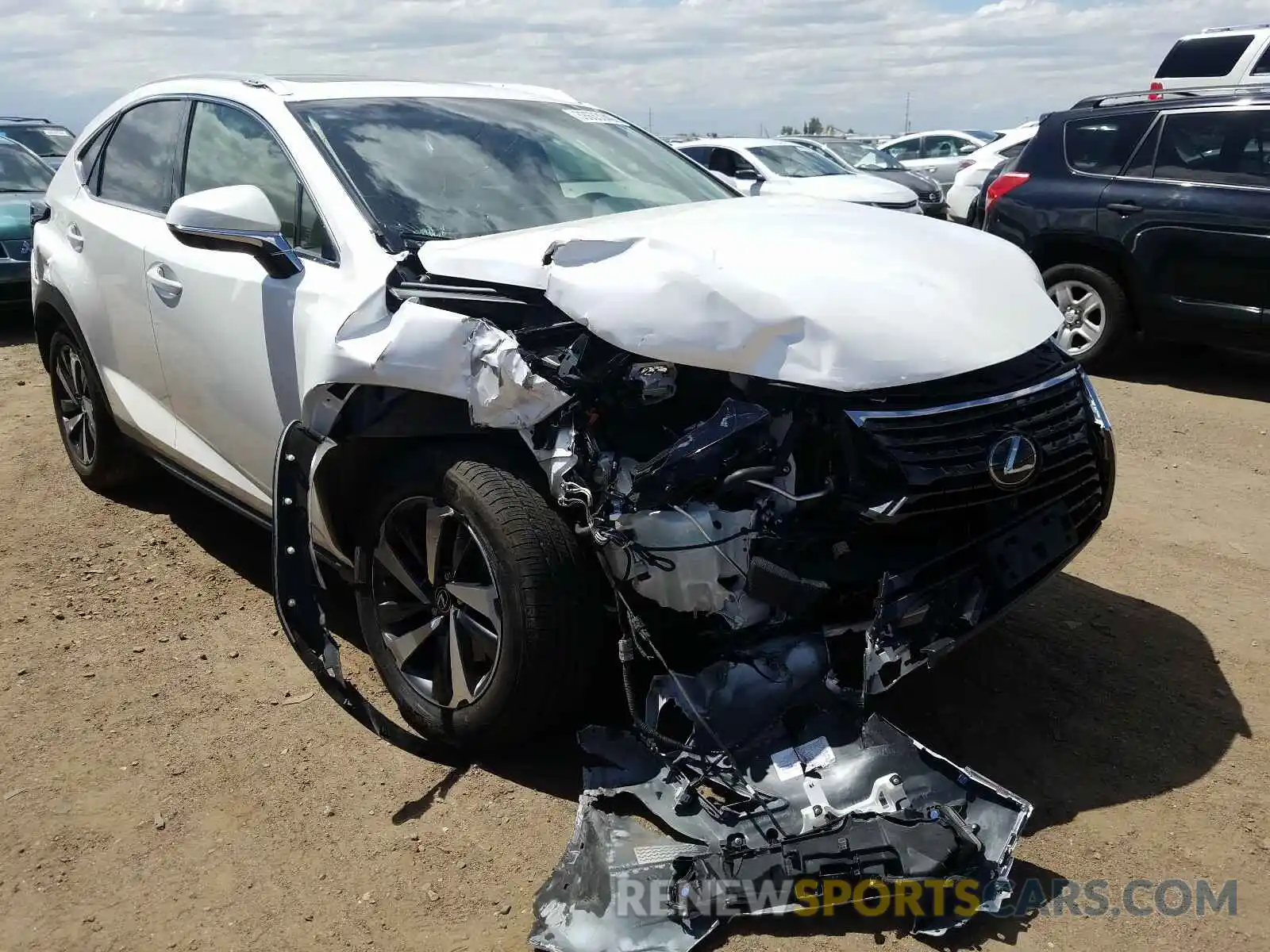 1 Фотография поврежденного автомобиля JTJBARBZ3K2208464 LEXUS NX 300 BAS 2019