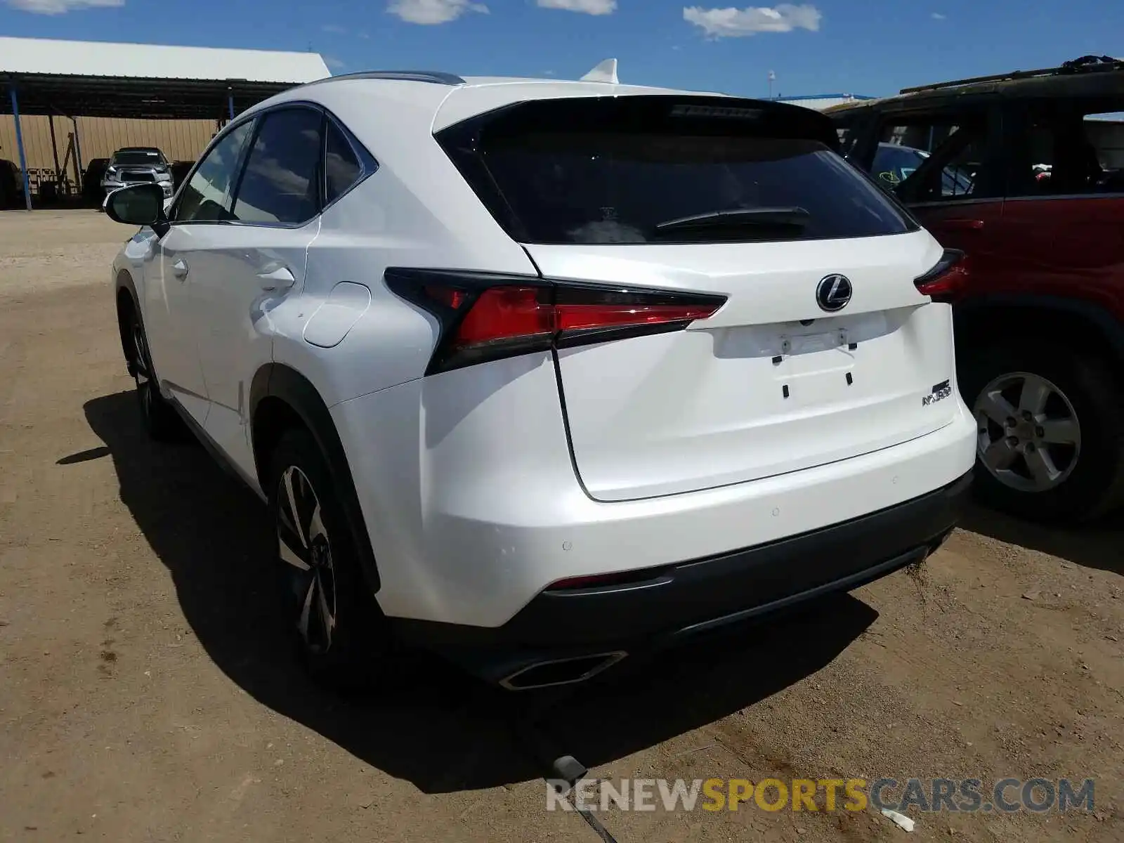 3 Photograph of a damaged car JTJBARBZ3K2208464 LEXUS NX 300 BAS 2019