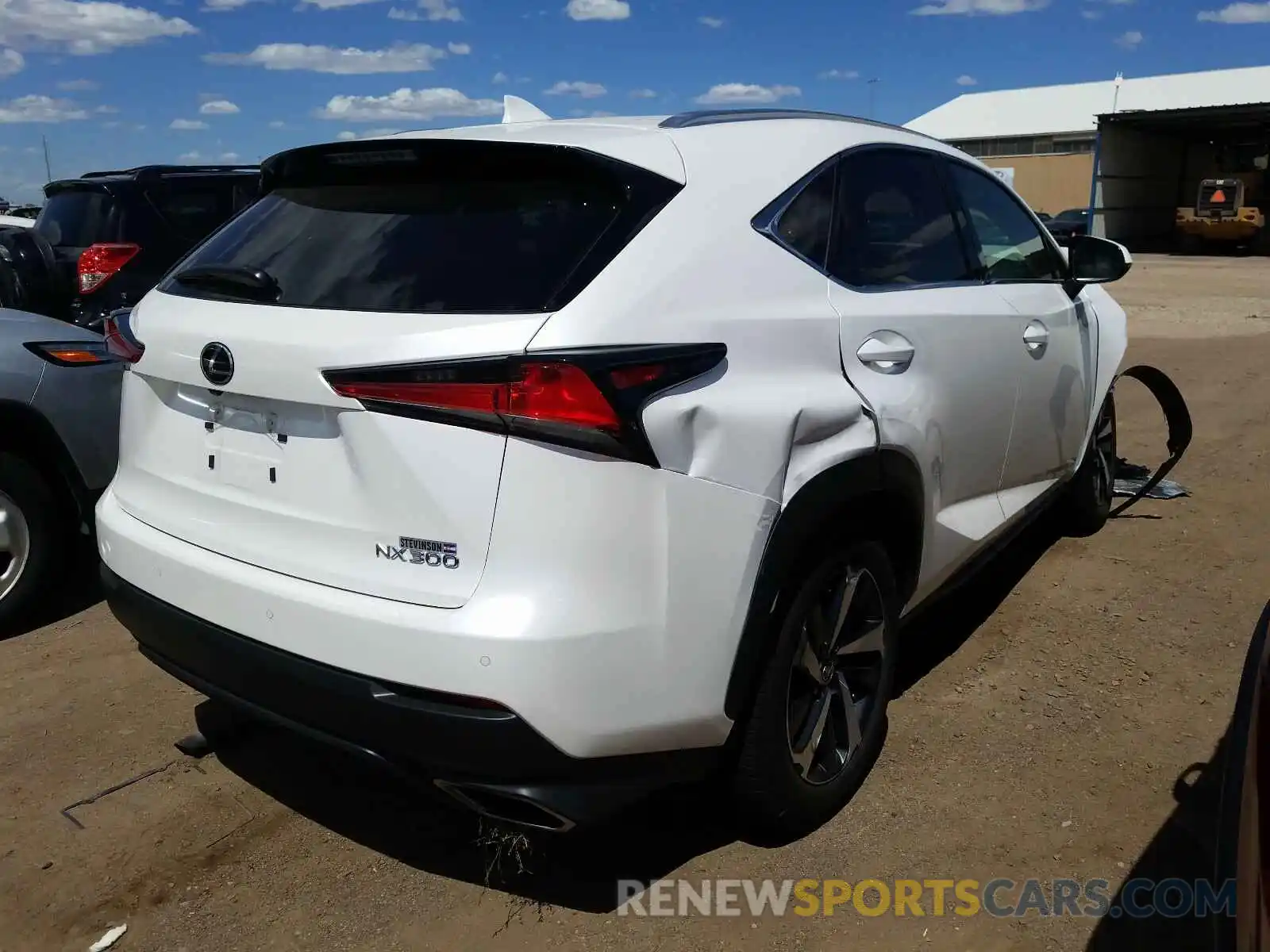 4 Фотография поврежденного автомобиля JTJBARBZ3K2208464 LEXUS NX 300 BAS 2019