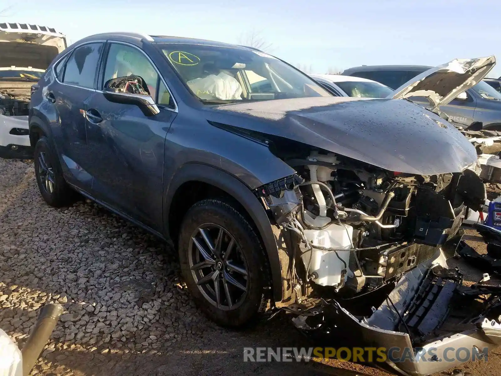 1 Photograph of a damaged car JTJBARBZ3K2209324 LEXUS NX 300 BAS 2019