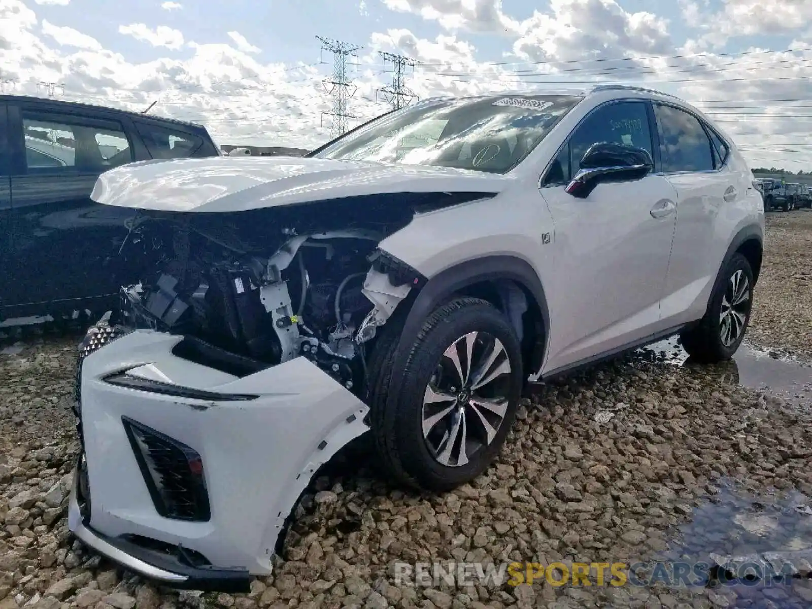 2 Фотография поврежденного автомобиля JTJBARBZ3K2213468 LEXUS NX 300 BAS 2019