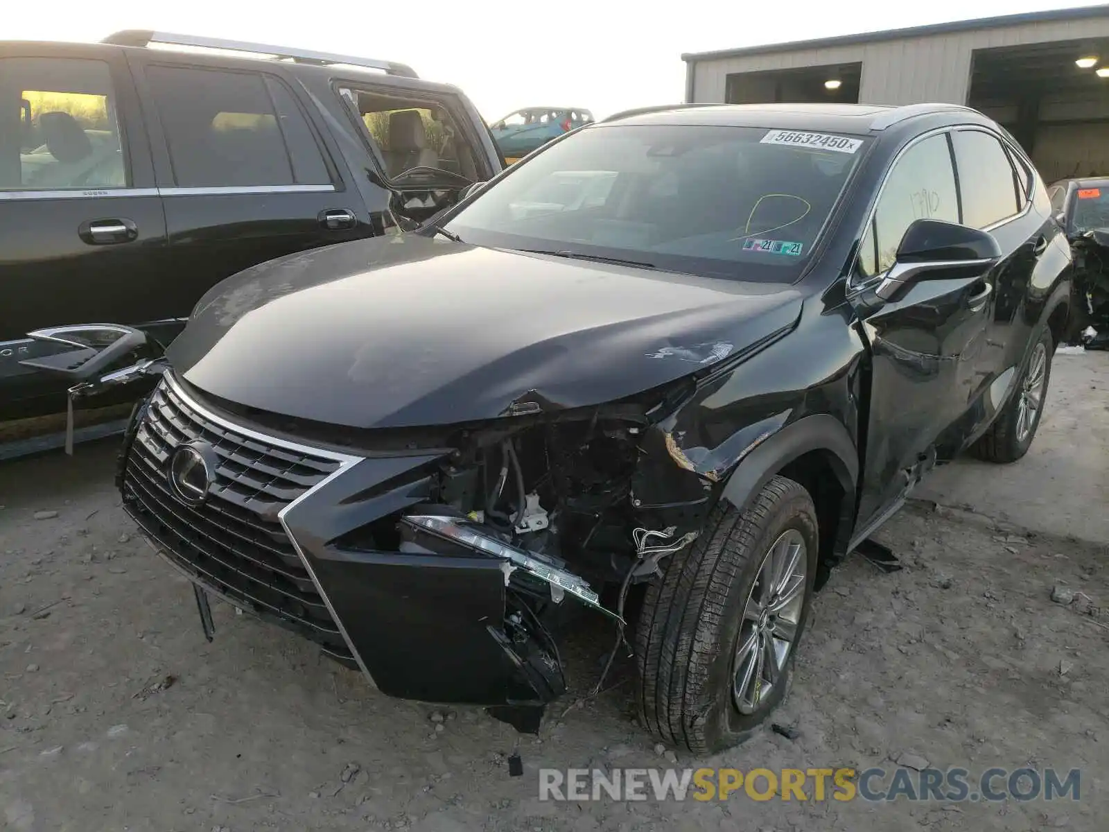 2 Photograph of a damaged car JTJBARBZ4K2190010 LEXUS NX 300 BAS 2019