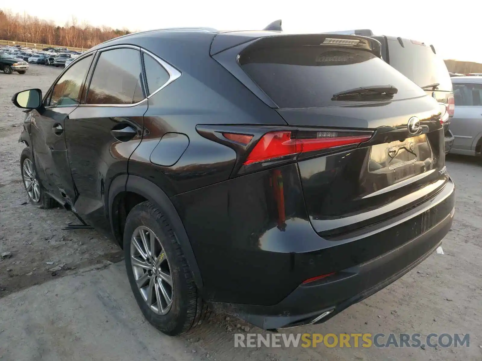 3 Фотография поврежденного автомобиля JTJBARBZ4K2190010 LEXUS NX 300 BAS 2019