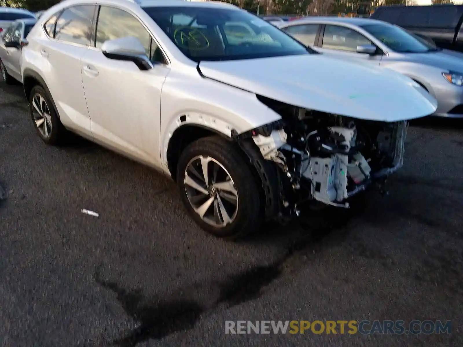 1 Photograph of a damaged car JTJBARBZ4K2193733 LEXUS NX 300 BAS 2019