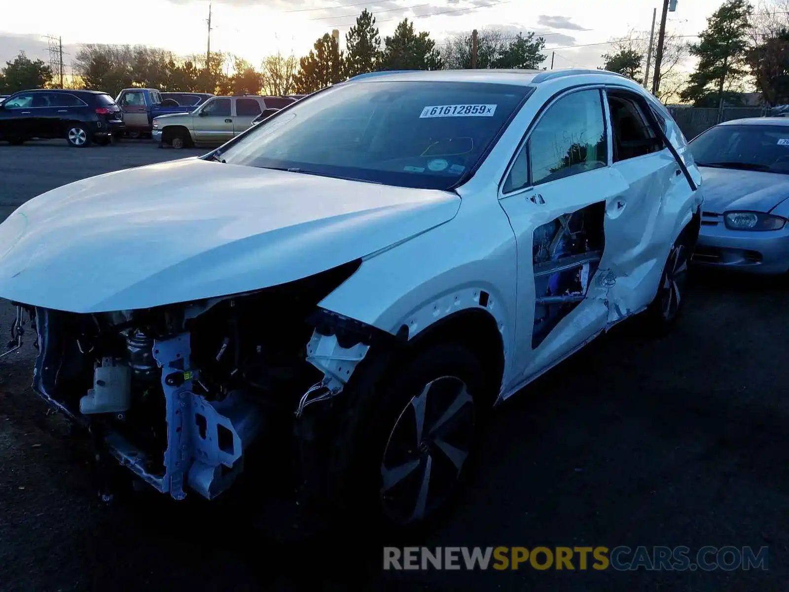 2 Photograph of a damaged car JTJBARBZ4K2193733 LEXUS NX 300 BAS 2019