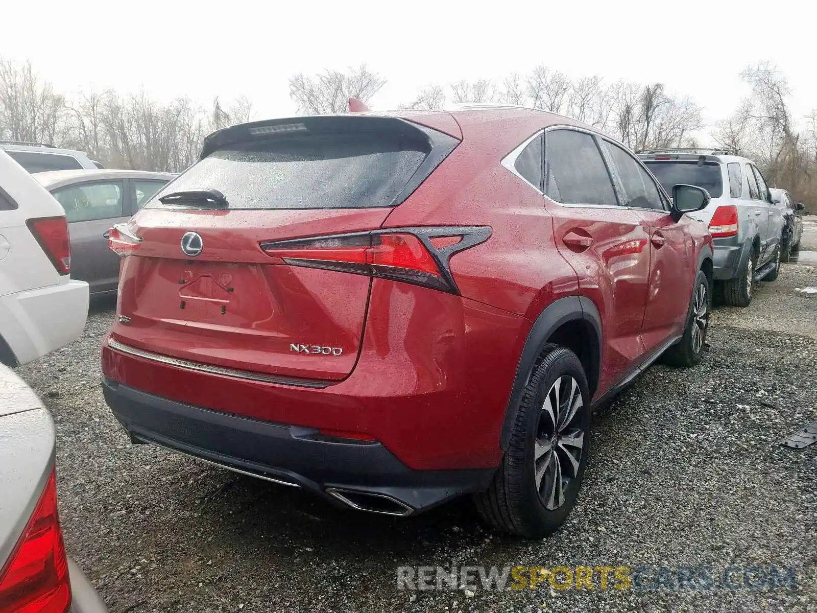 4 Фотография поврежденного автомобиля JTJBARBZ4K2195689 LEXUS NX 300 BAS 2019