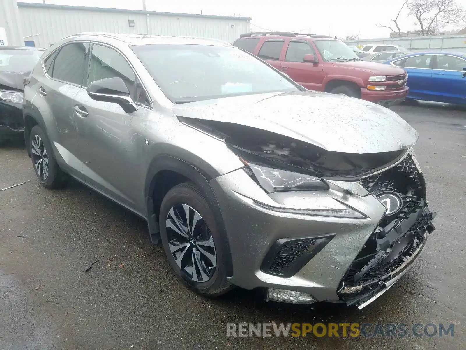 1 Photograph of a damaged car JTJBARBZ4K2201684 LEXUS NX 300 BAS 2019