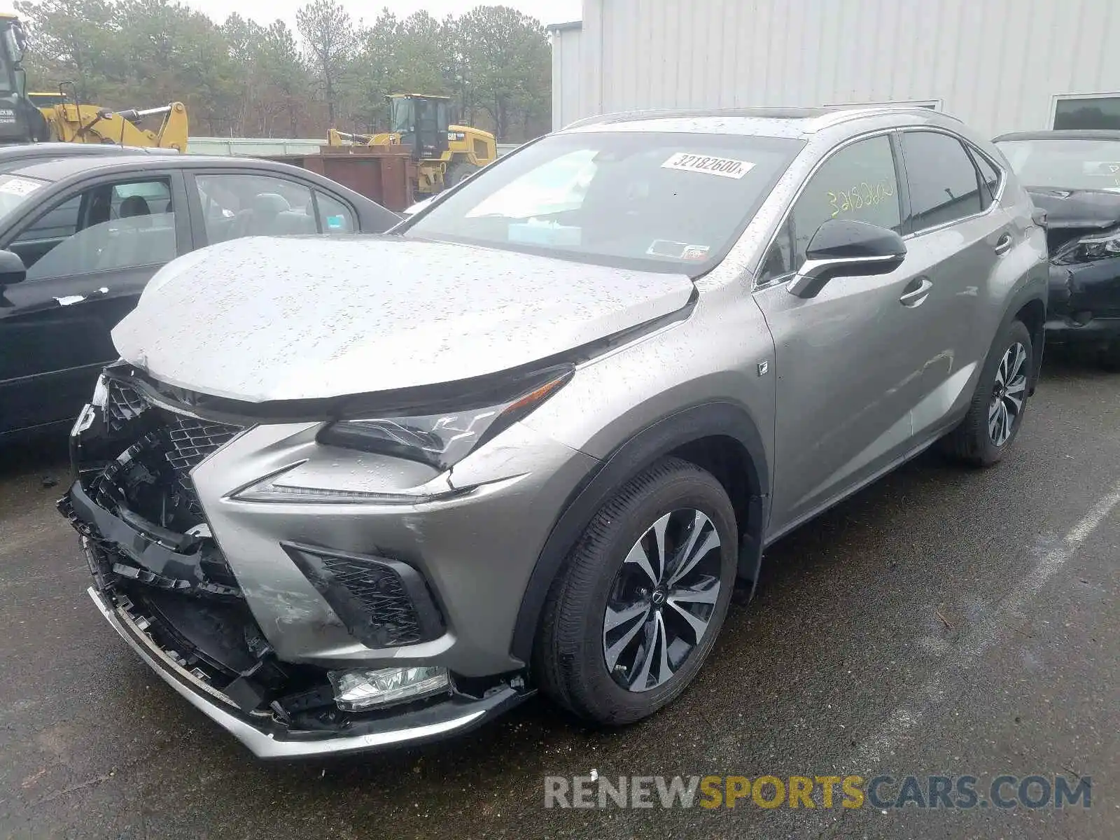 2 Фотография поврежденного автомобиля JTJBARBZ4K2201684 LEXUS NX 300 BAS 2019