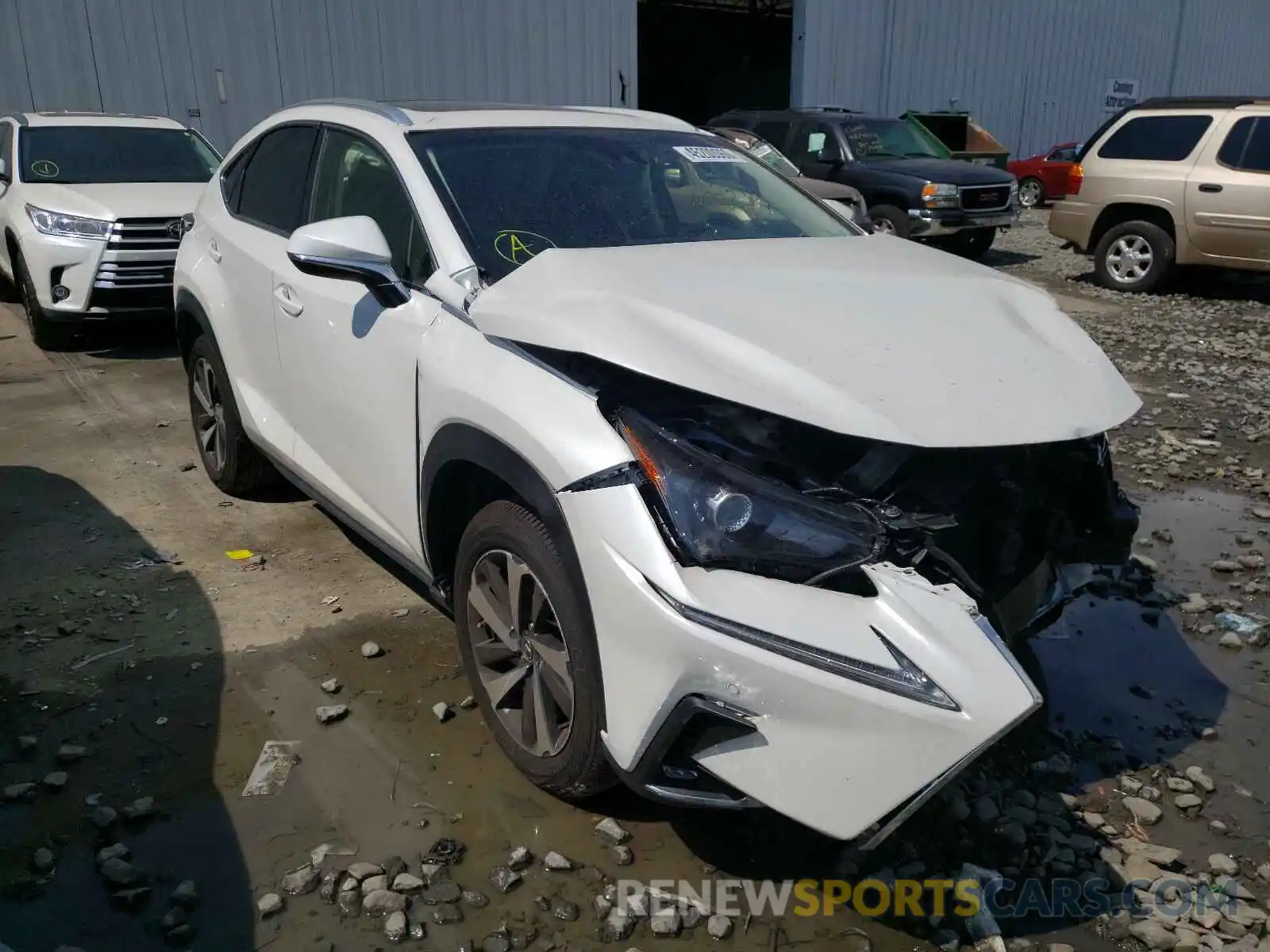 1 Фотография поврежденного автомобиля JTJBARBZ5K2192395 LEXUS NX 300 BAS 2019