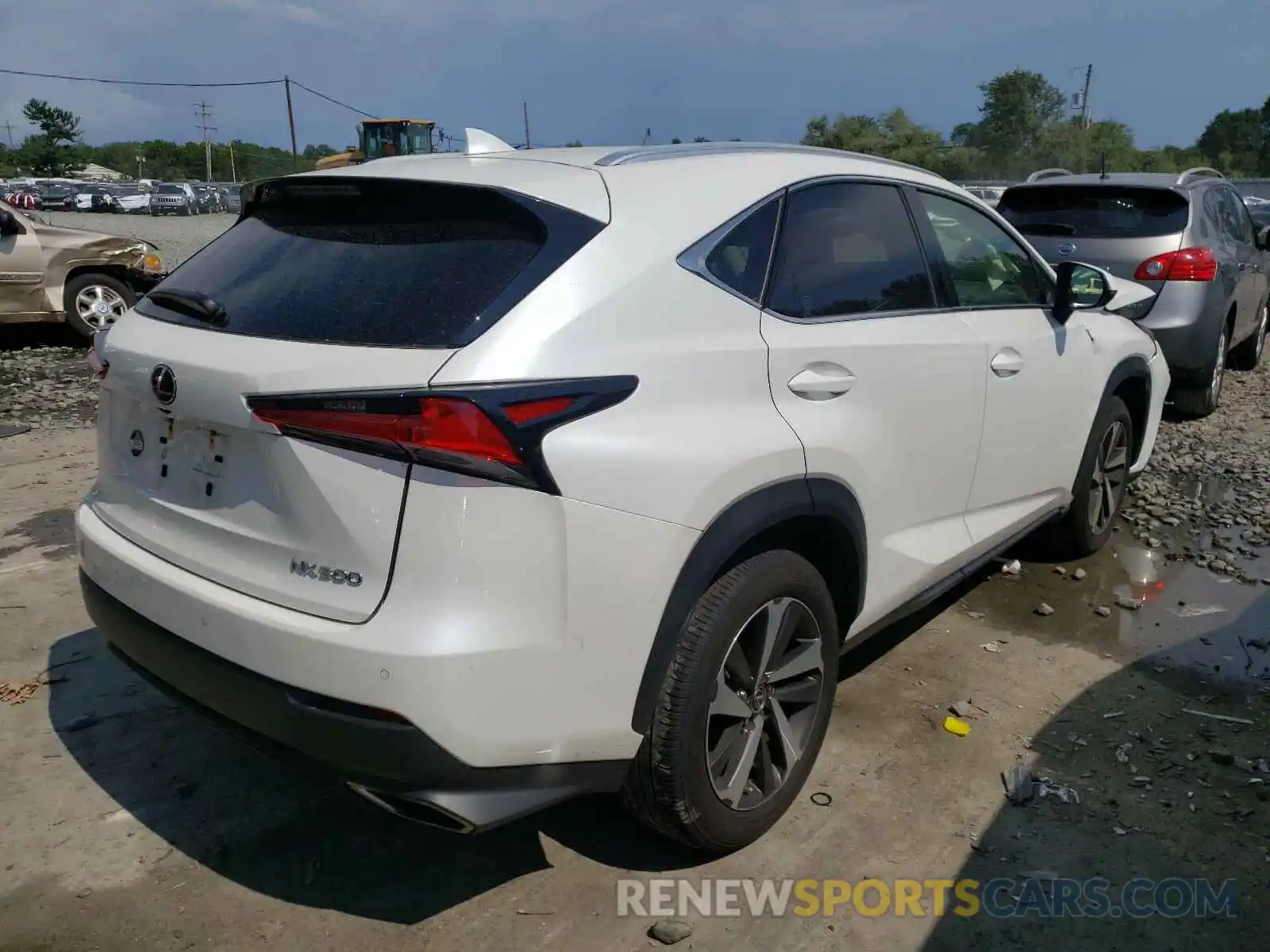 4 Фотография поврежденного автомобиля JTJBARBZ5K2192395 LEXUS NX 300 BAS 2019