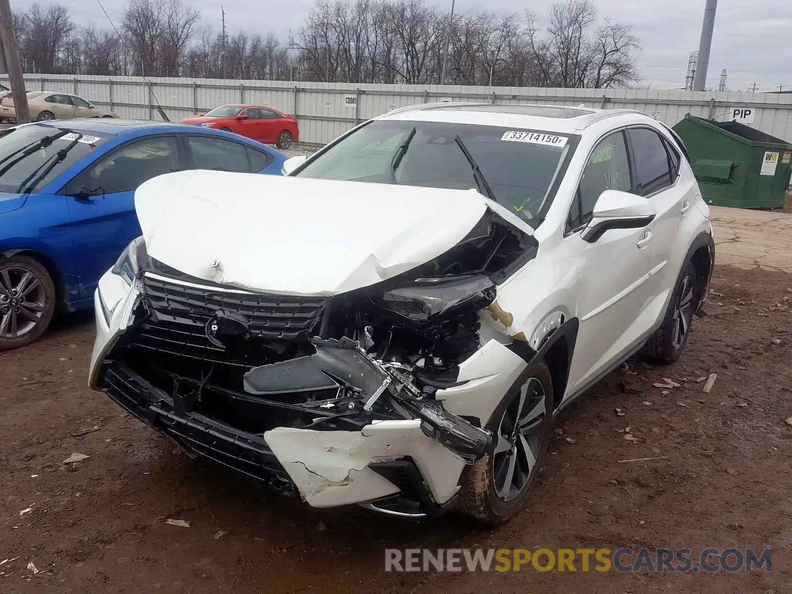 2 Photograph of a damaged car JTJBARBZ5K2214640 LEXUS NX 300 BAS 2019