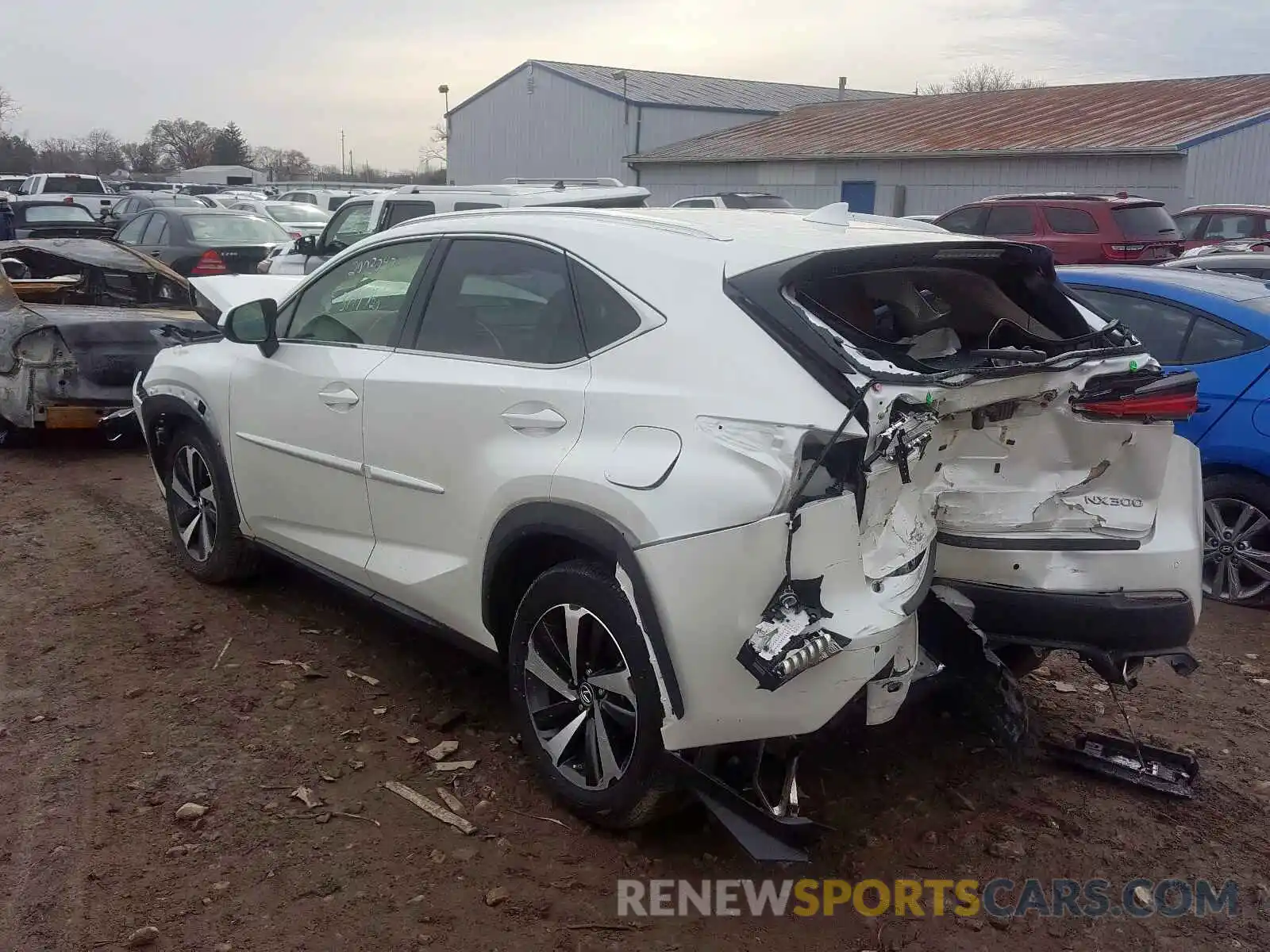 3 Photograph of a damaged car JTJBARBZ5K2214640 LEXUS NX 300 BAS 2019