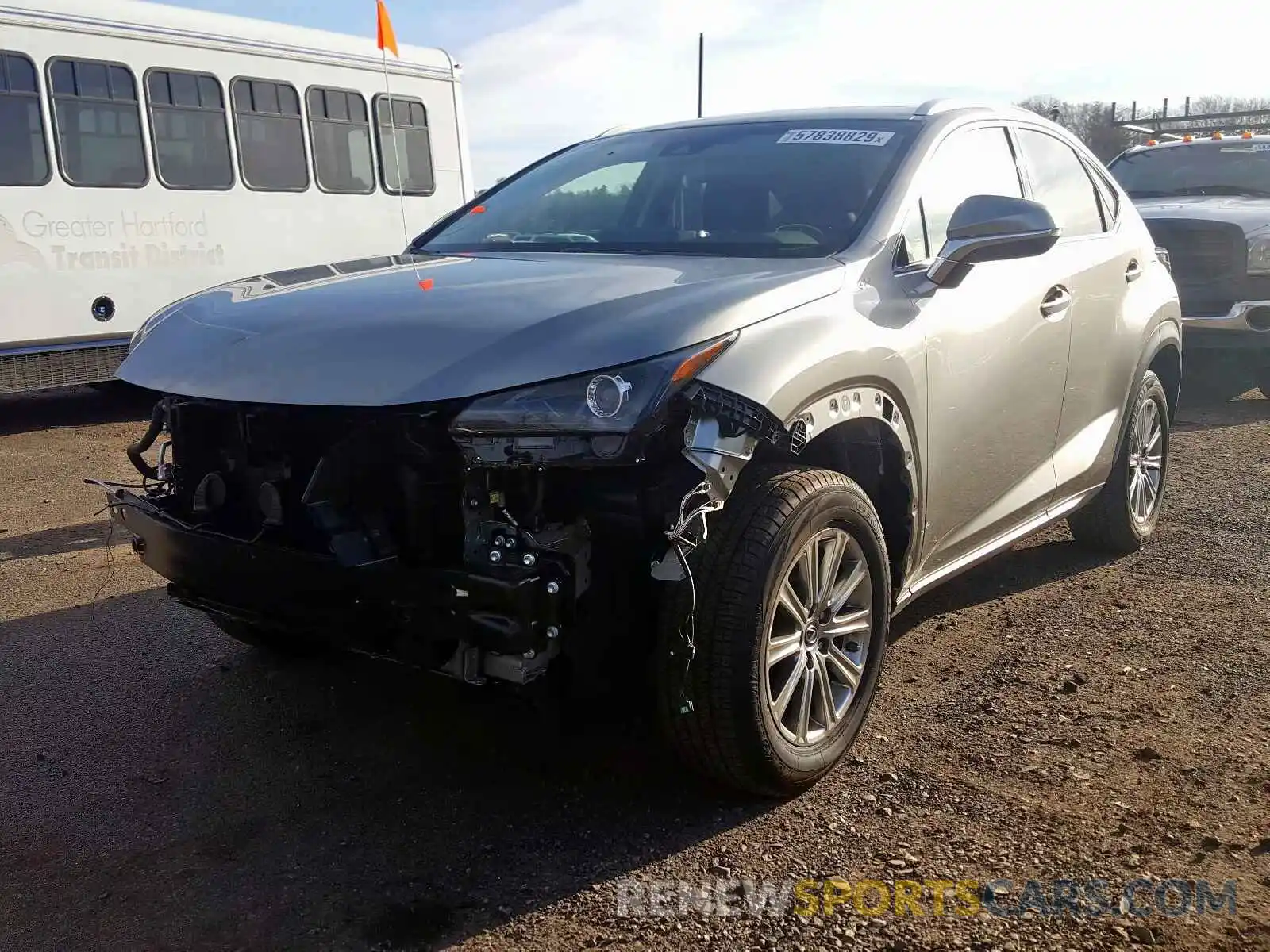 2 Фотография поврежденного автомобиля JTJBARBZ6K2185679 LEXUS NX 300 BAS 2019