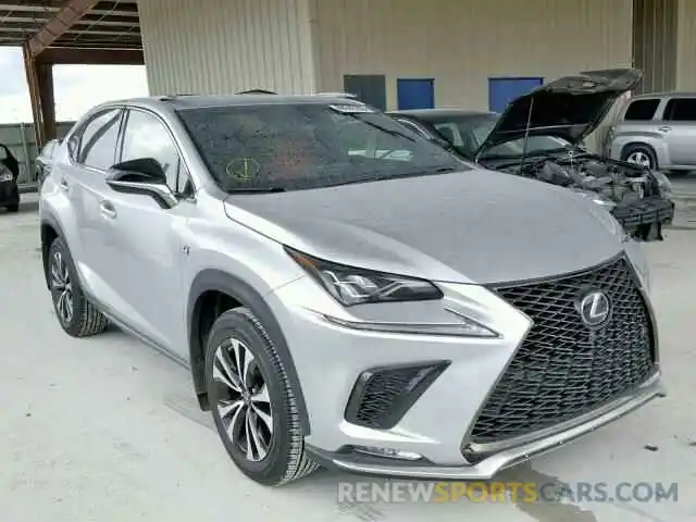 1 Фотография поврежденного автомобиля JTJBARBZ6K2196584 LEXUS NX 300 BAS 2019