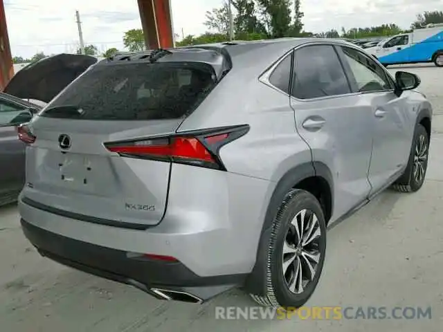 4 Photograph of a damaged car JTJBARBZ6K2196584 LEXUS NX 300 BAS 2019