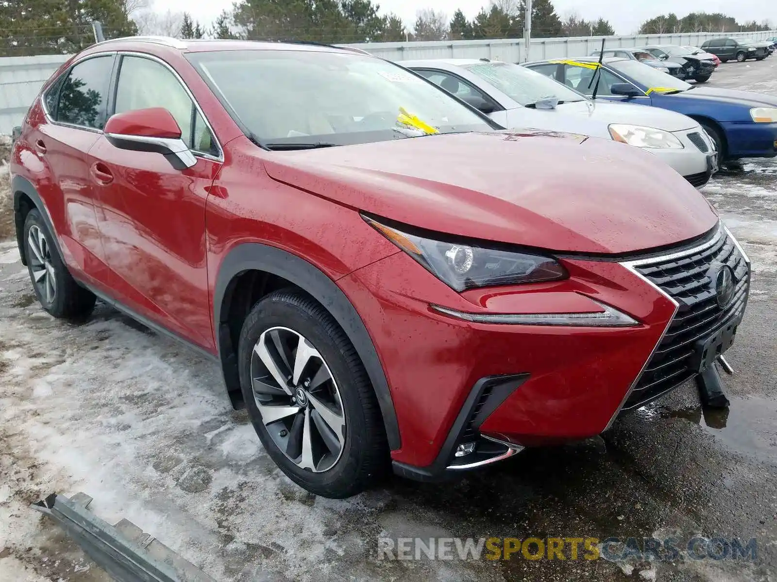 1 Photograph of a damaged car JTJBARBZ7K2185772 LEXUS NX 300 BAS 2019