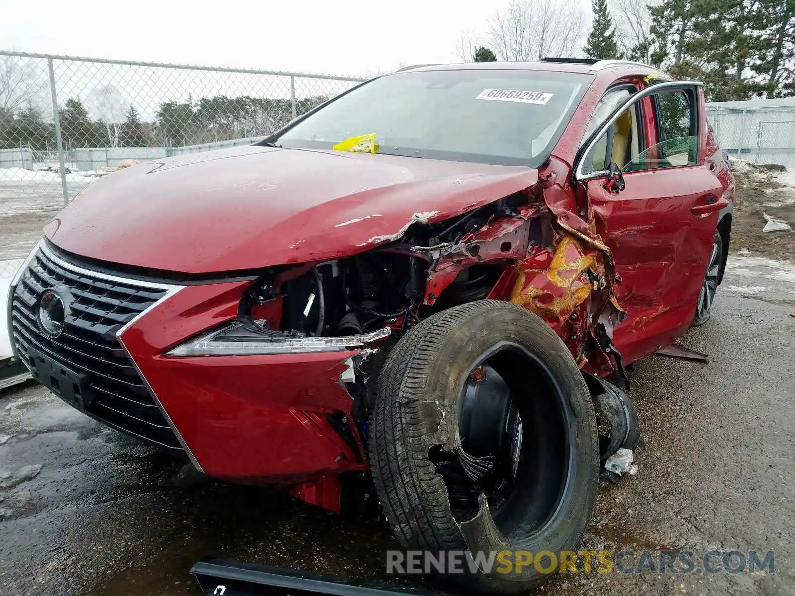 2 Photograph of a damaged car JTJBARBZ7K2185772 LEXUS NX 300 BAS 2019