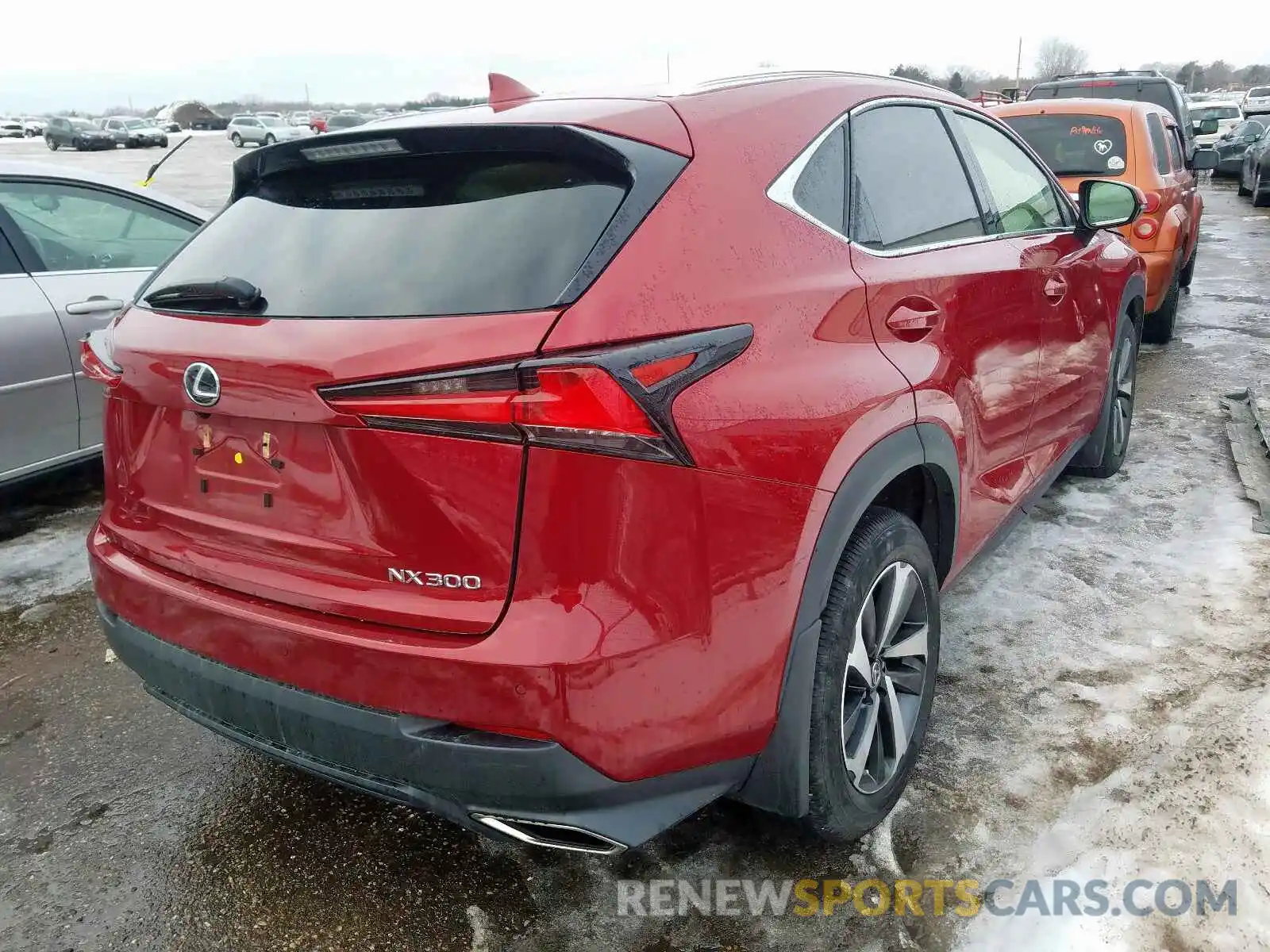 4 Photograph of a damaged car JTJBARBZ7K2185772 LEXUS NX 300 BAS 2019