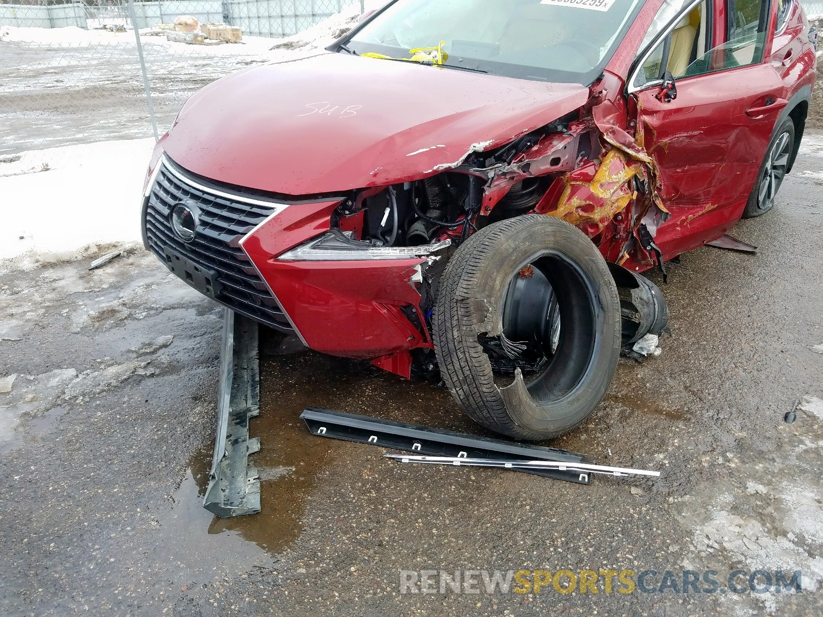 9 Photograph of a damaged car JTJBARBZ7K2185772 LEXUS NX 300 BAS 2019