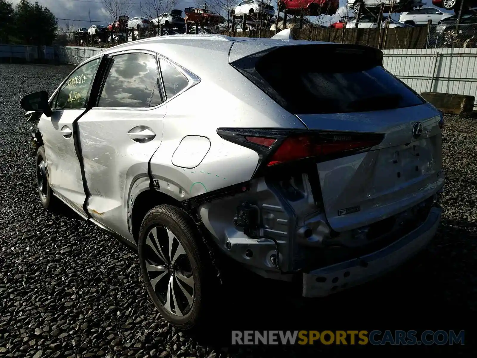 3 Photograph of a damaged car JTJBARBZ7K2199641 LEXUS NX 300 BAS 2019