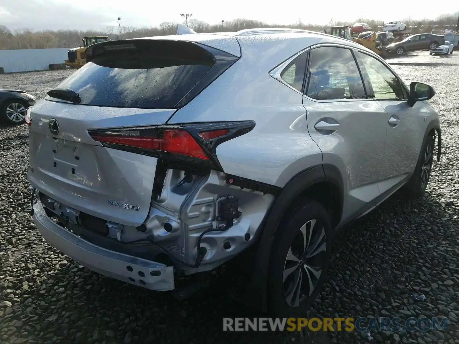 4 Photograph of a damaged car JTJBARBZ7K2199641 LEXUS NX 300 BAS 2019