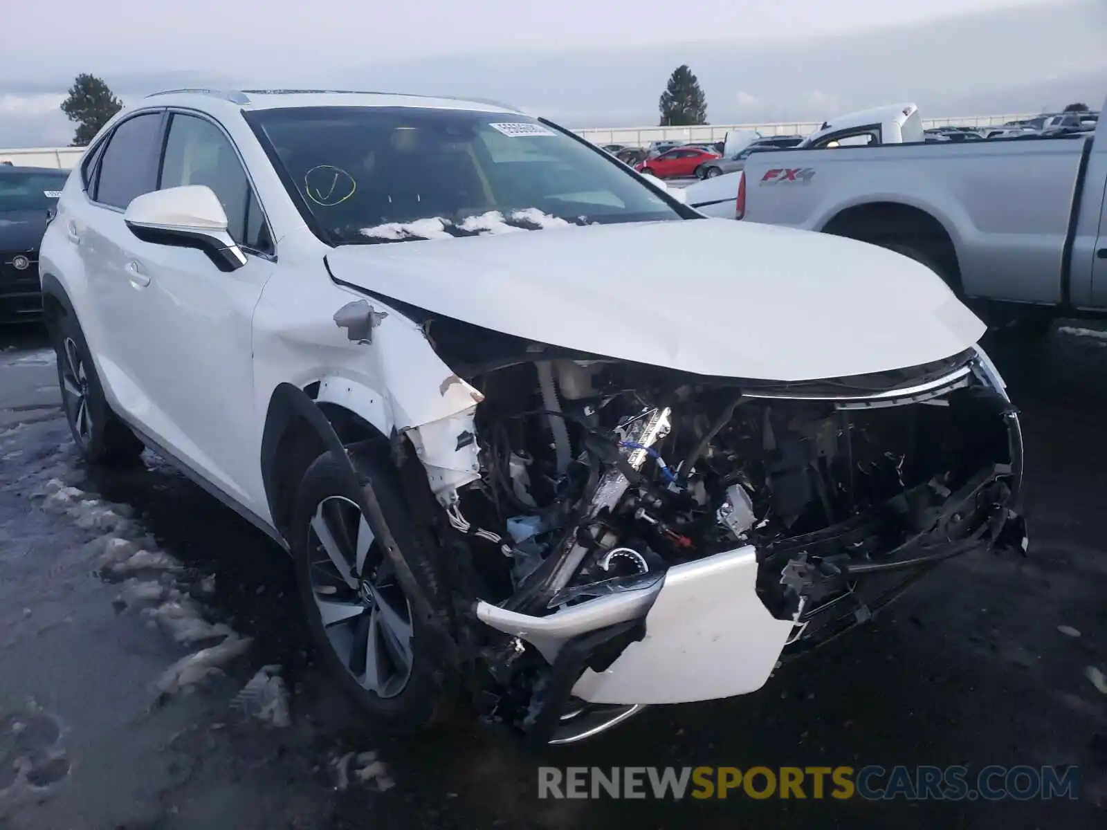 1 Photograph of a damaged car JTJBARBZ8K2184890 LEXUS NX 300 BAS 2019