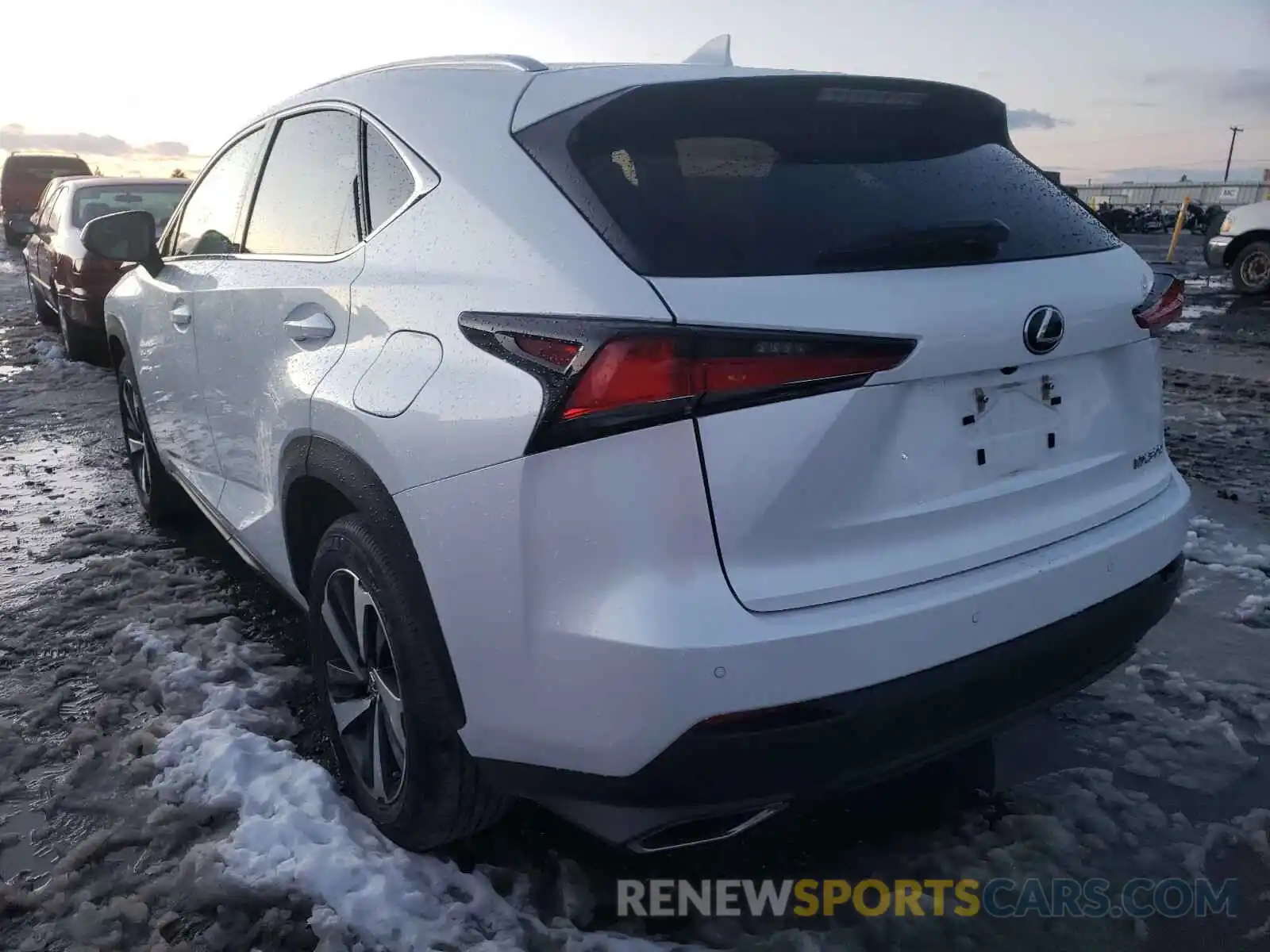 3 Фотография поврежденного автомобиля JTJBARBZ8K2184890 LEXUS NX 300 BAS 2019