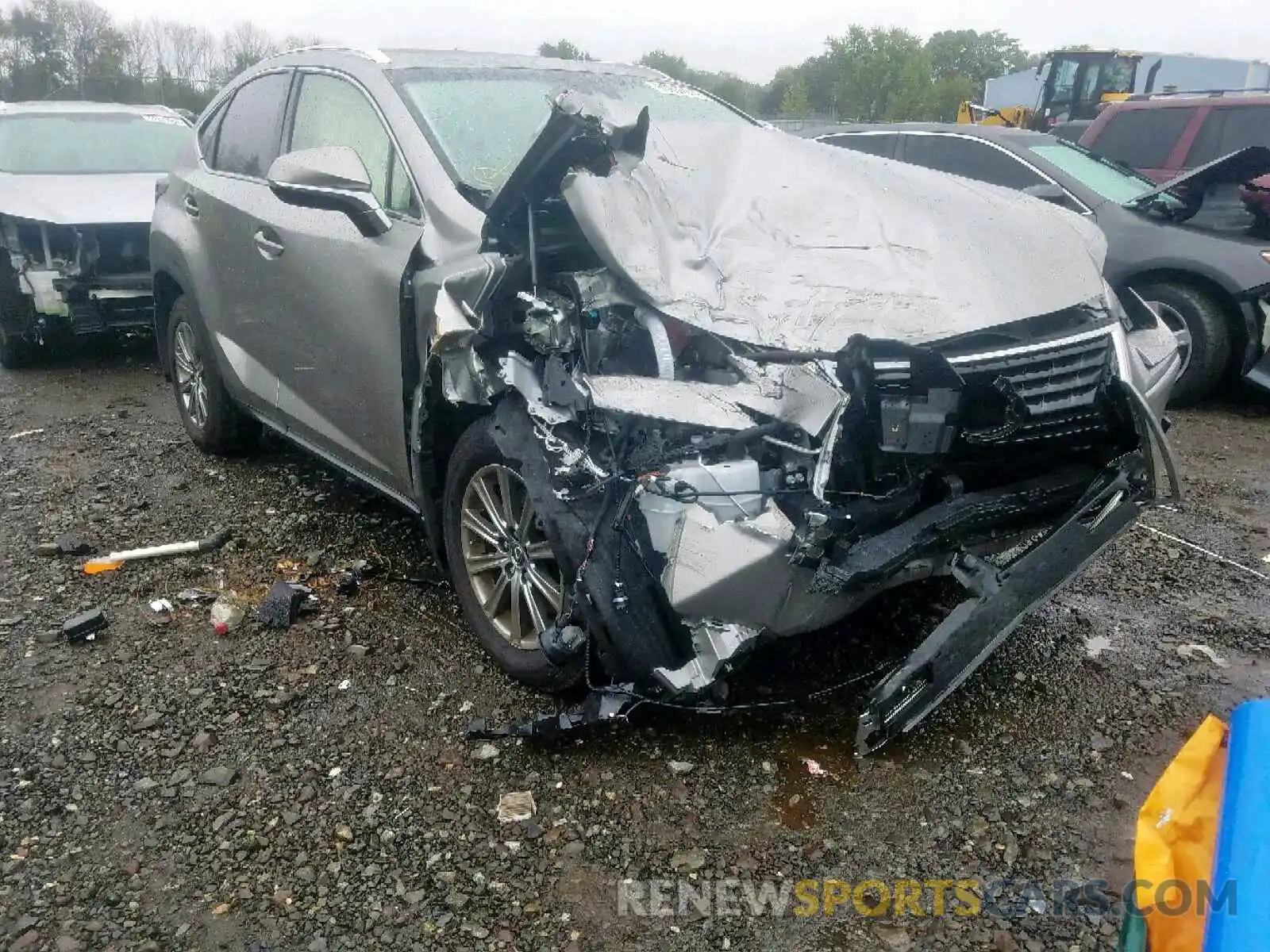 1 Photograph of a damaged car JTJBARBZ8K2191094 LEXUS NX 300 BAS 2019