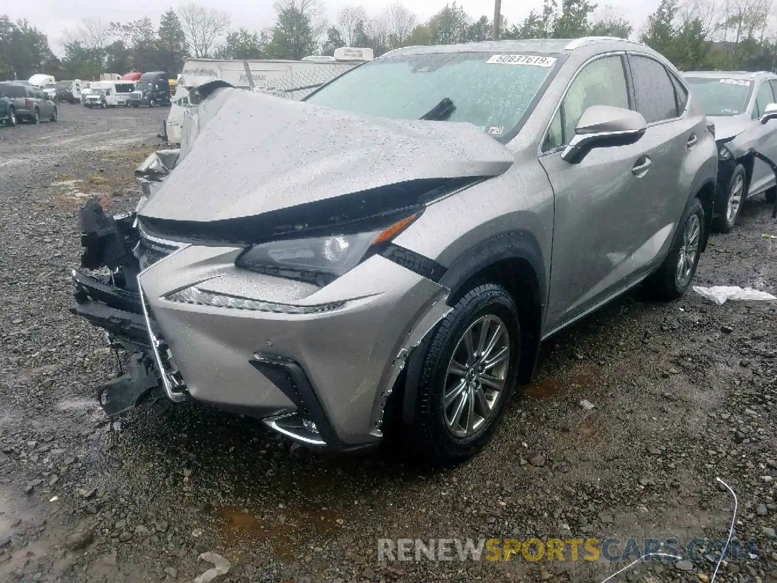 2 Фотография поврежденного автомобиля JTJBARBZ8K2191094 LEXUS NX 300 BAS 2019