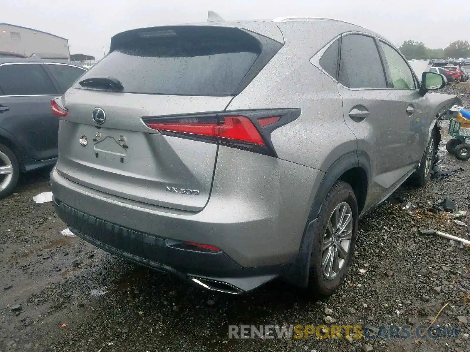 4 Фотография поврежденного автомобиля JTJBARBZ8K2191094 LEXUS NX 300 BAS 2019